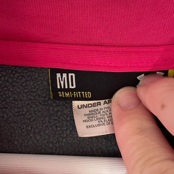 Pink Under Armour Hoodie - Picture 3 of 4